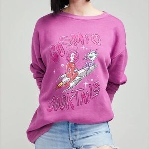 NWT | Wildfox "Cosmic Cocktails" Happy Hour Roadtrip Sweatshirt